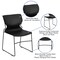 Emma and Oliver Home and Office Stack Chair with Lumbar Support and Metal Frame - Guest Chair